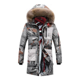 Padded 2019 Winter Brand Clothes Men's Casual Thick Keep Warm Parkas X-Long Style Fur Collar Hooded Windbreakers Jacket 8XL