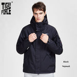 TIGER FORCE 2020 new arriva spring autumn  sport jacket with a hood casual men jackets and coats with  zipper warm clothes 50612